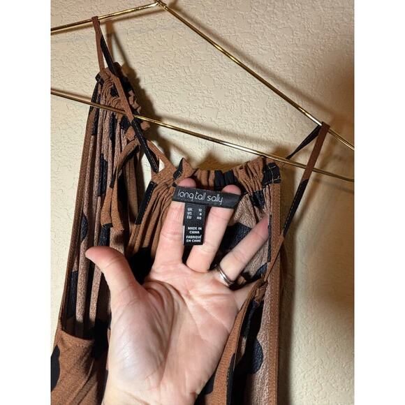 Long Tall Sally sun dress with polkadots size 8 in excellent condition - Picture 4 of 7